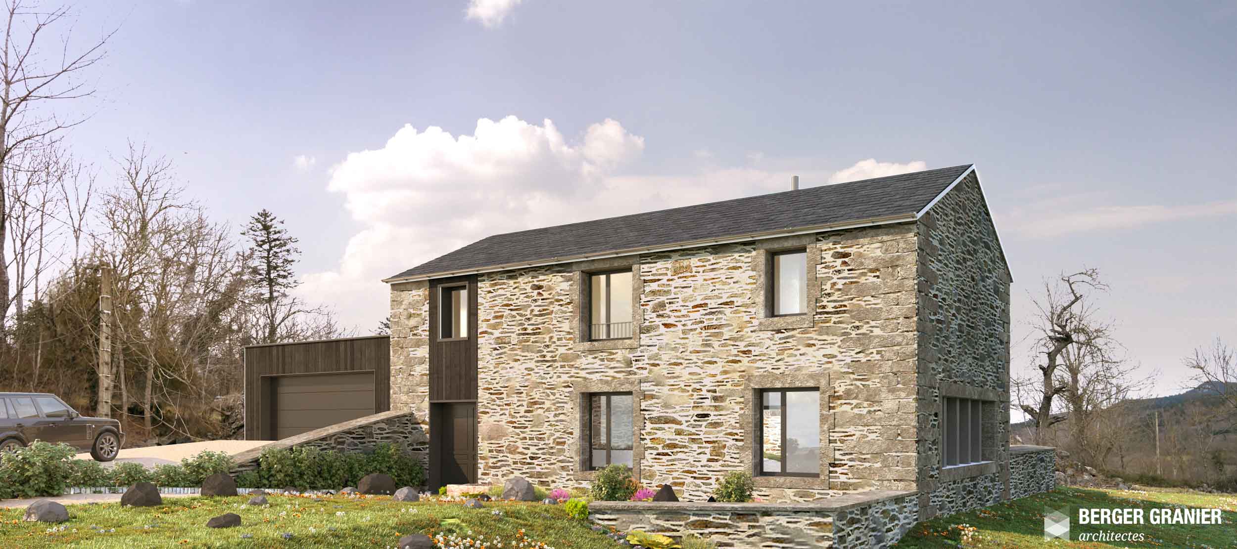 Architectes renovation particulier maison ferme le puy en velay